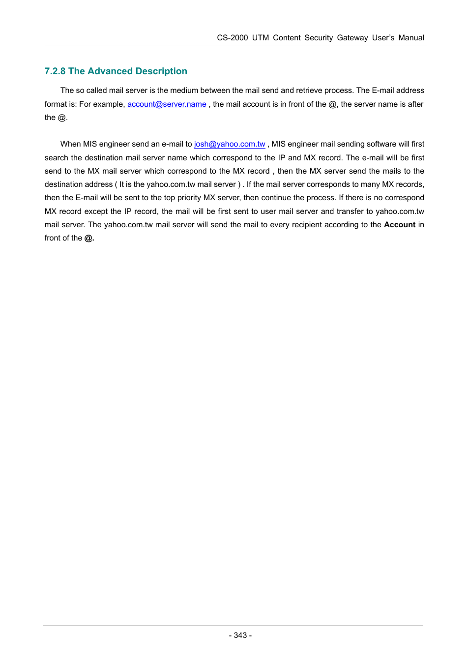 8 the advanced description | PLANET CS-2000 User Manual | Page 349 / 573