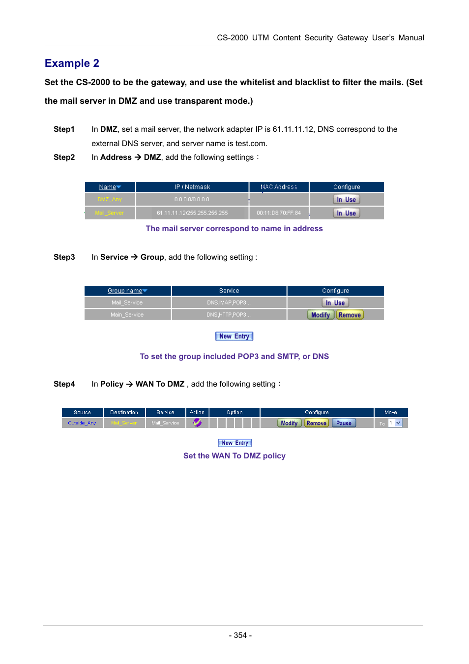 Example 2 | PLANET CS-2000 User Manual | Page 360 / 573