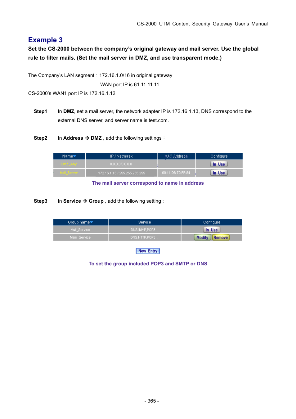 Example 3 | PLANET CS-2000 User Manual | Page 371 / 573