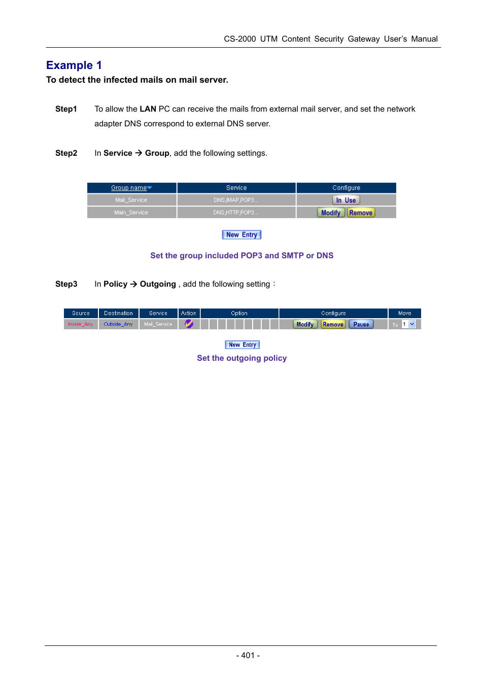 Example 1 | PLANET CS-2000 User Manual | Page 407 / 573