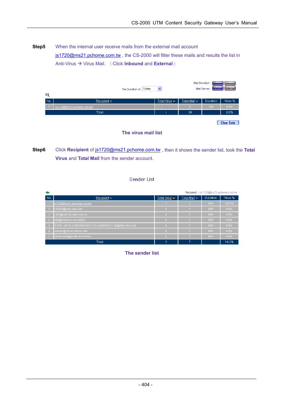 PLANET CS-2000 User Manual | Page 410 / 573