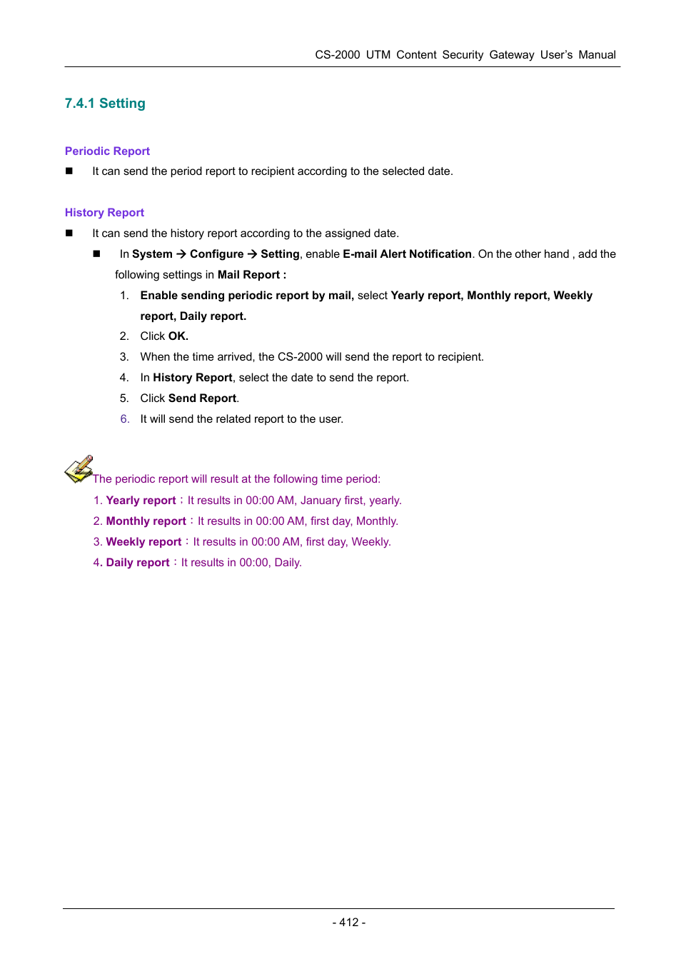 1 setting | PLANET CS-2000 User Manual | Page 418 / 573