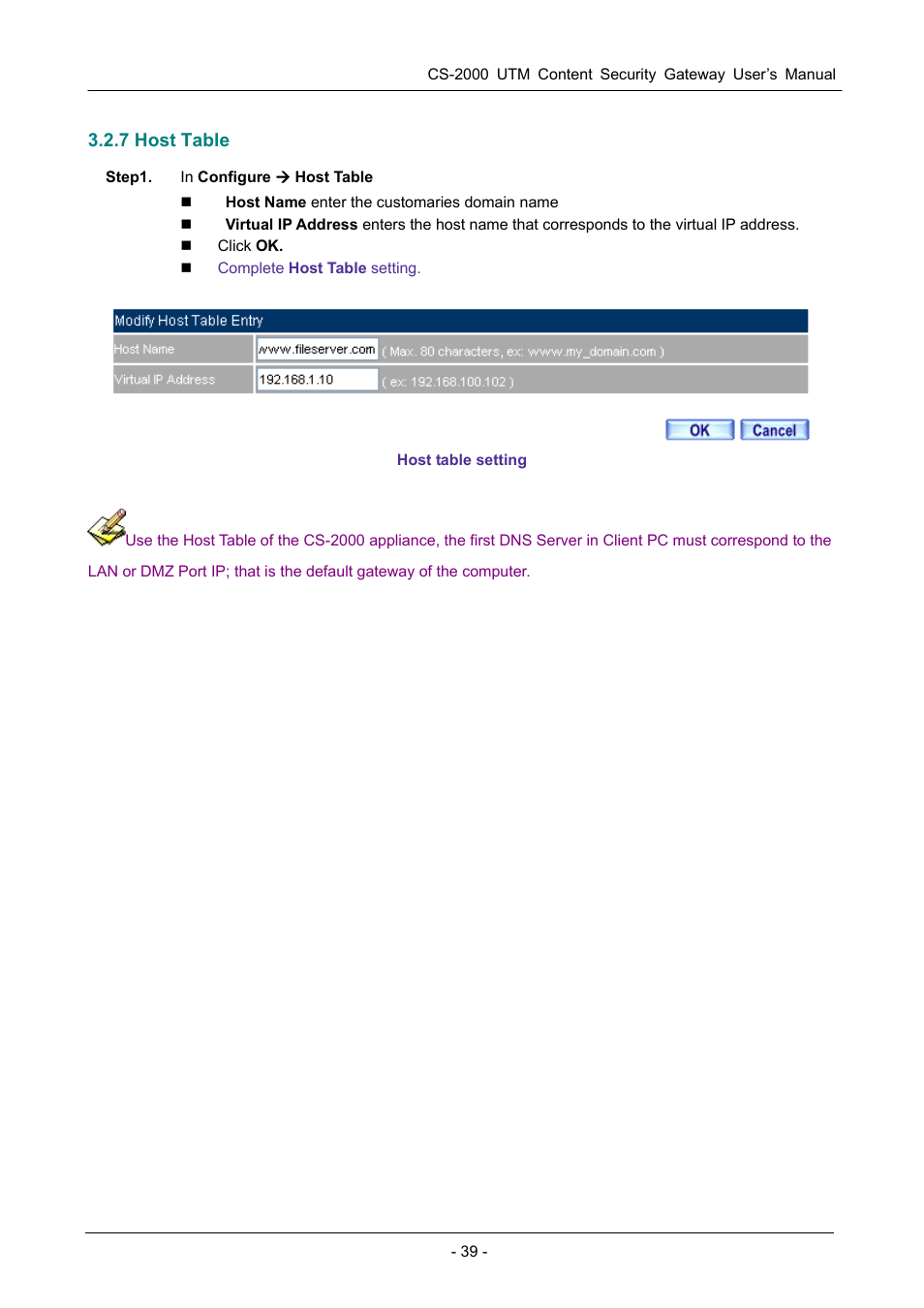 7 host table | PLANET CS-2000 User Manual | Page 45 / 573