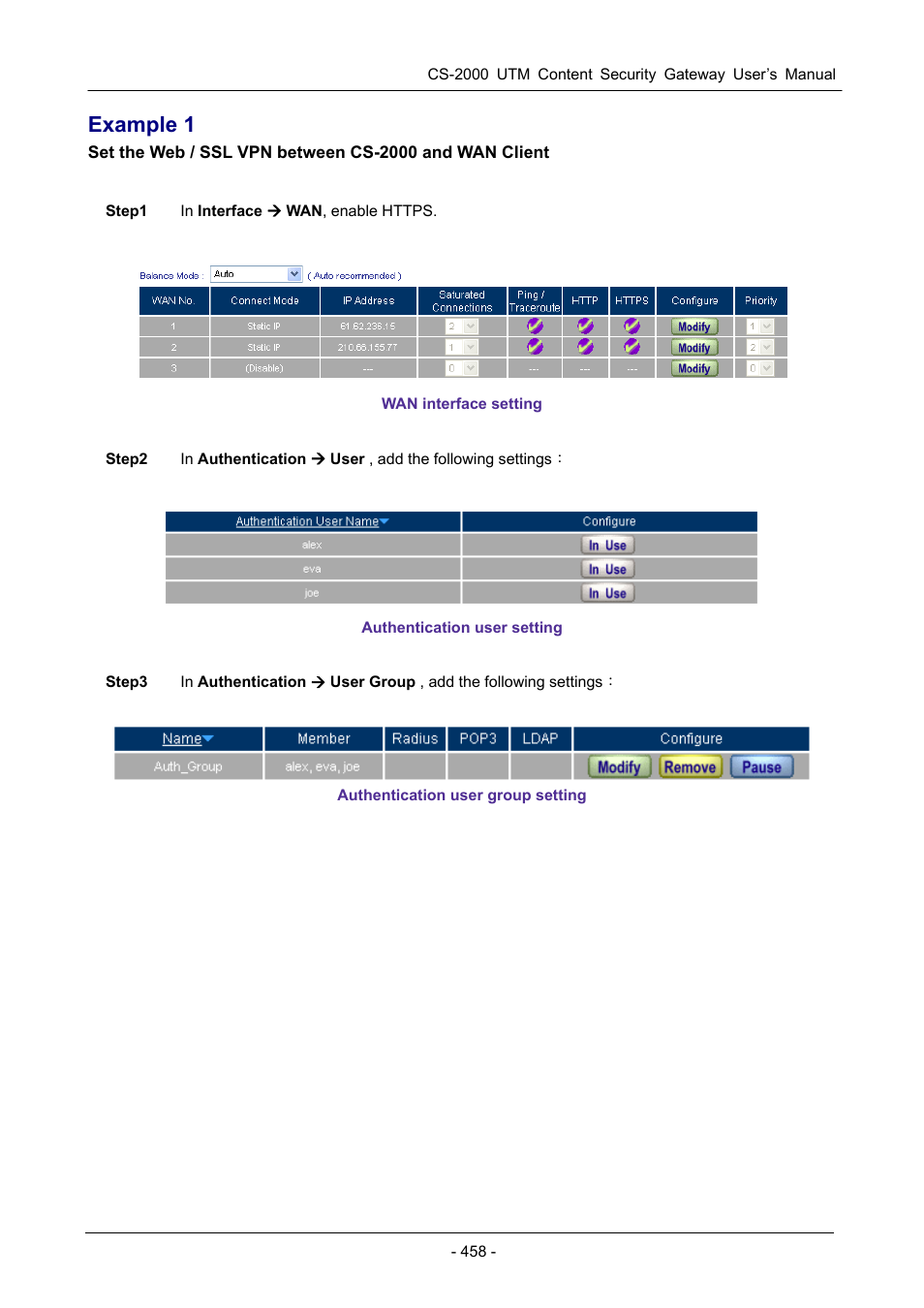 Example 1 | PLANET CS-2000 User Manual | Page 464 / 573