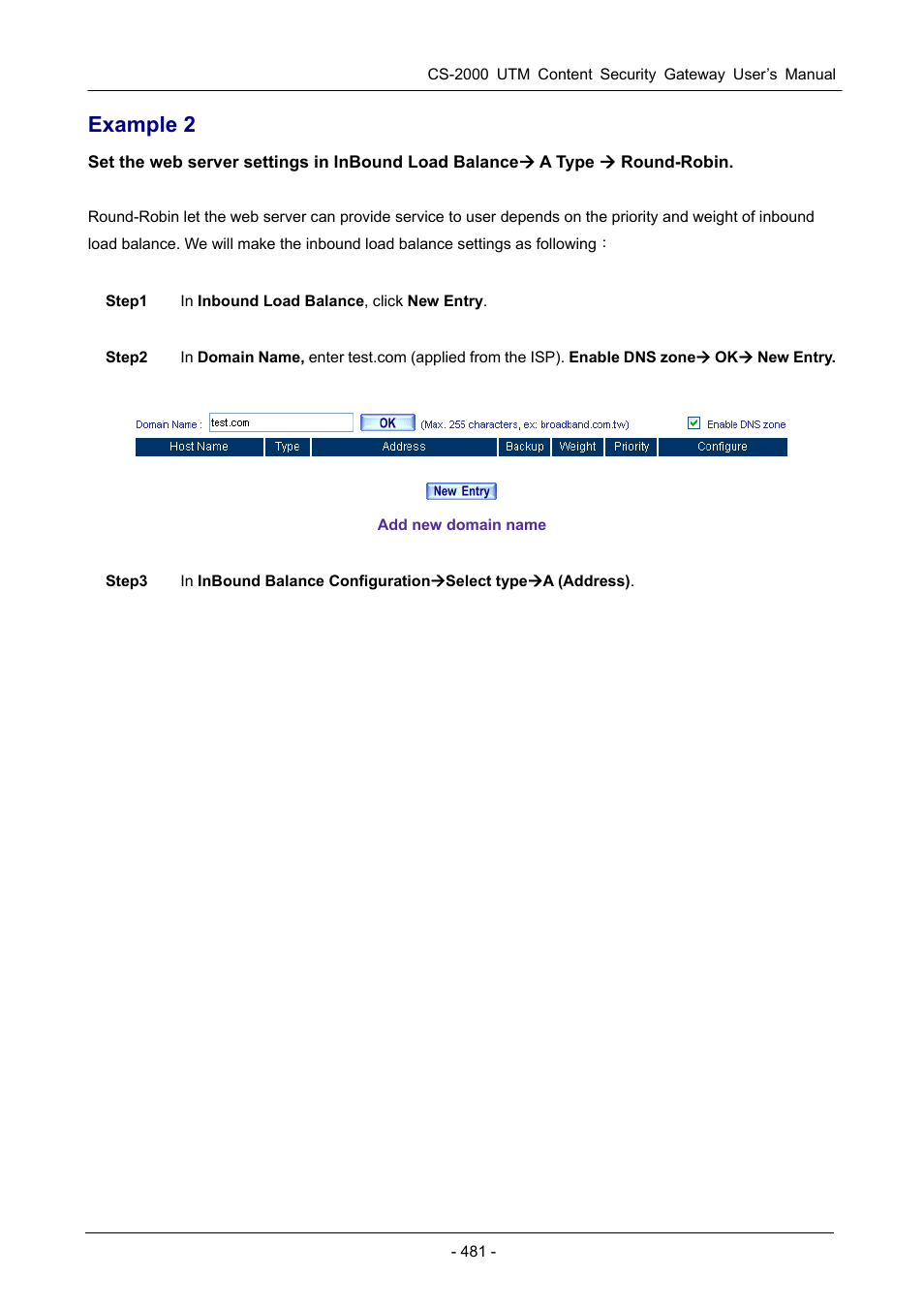 Example 2 | PLANET CS-2000 User Manual | Page 487 / 573