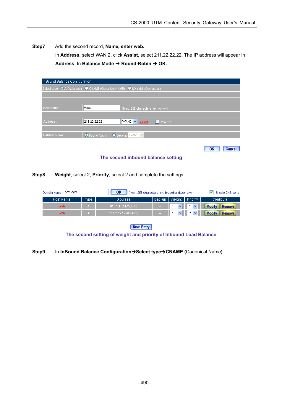 PLANET CS-2000 User Manual | Page 496 / 573