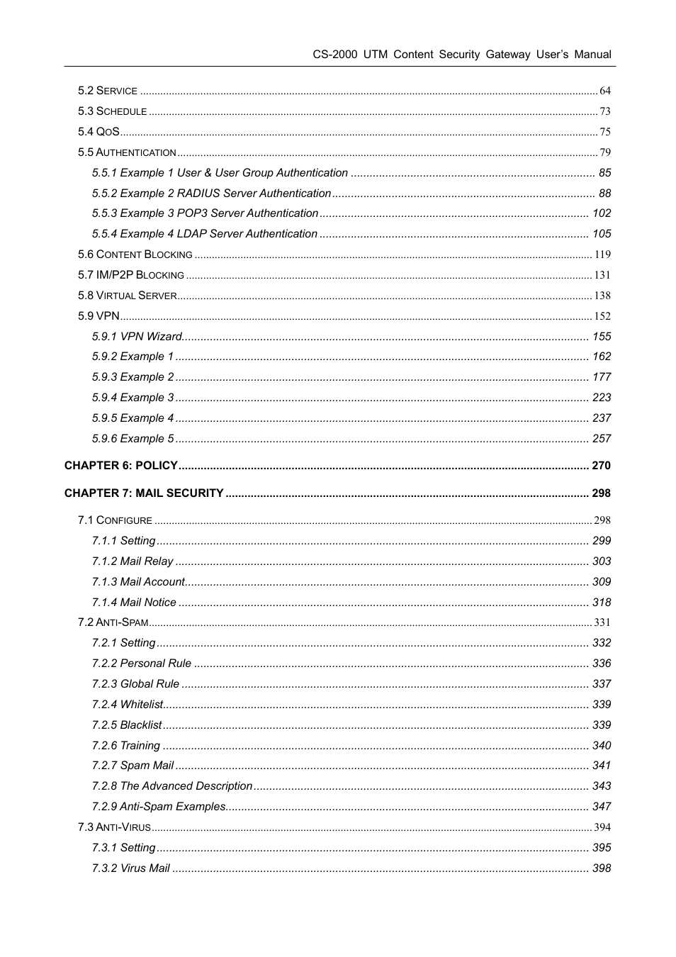 PLANET CS-2000 User Manual | Page 5 / 573