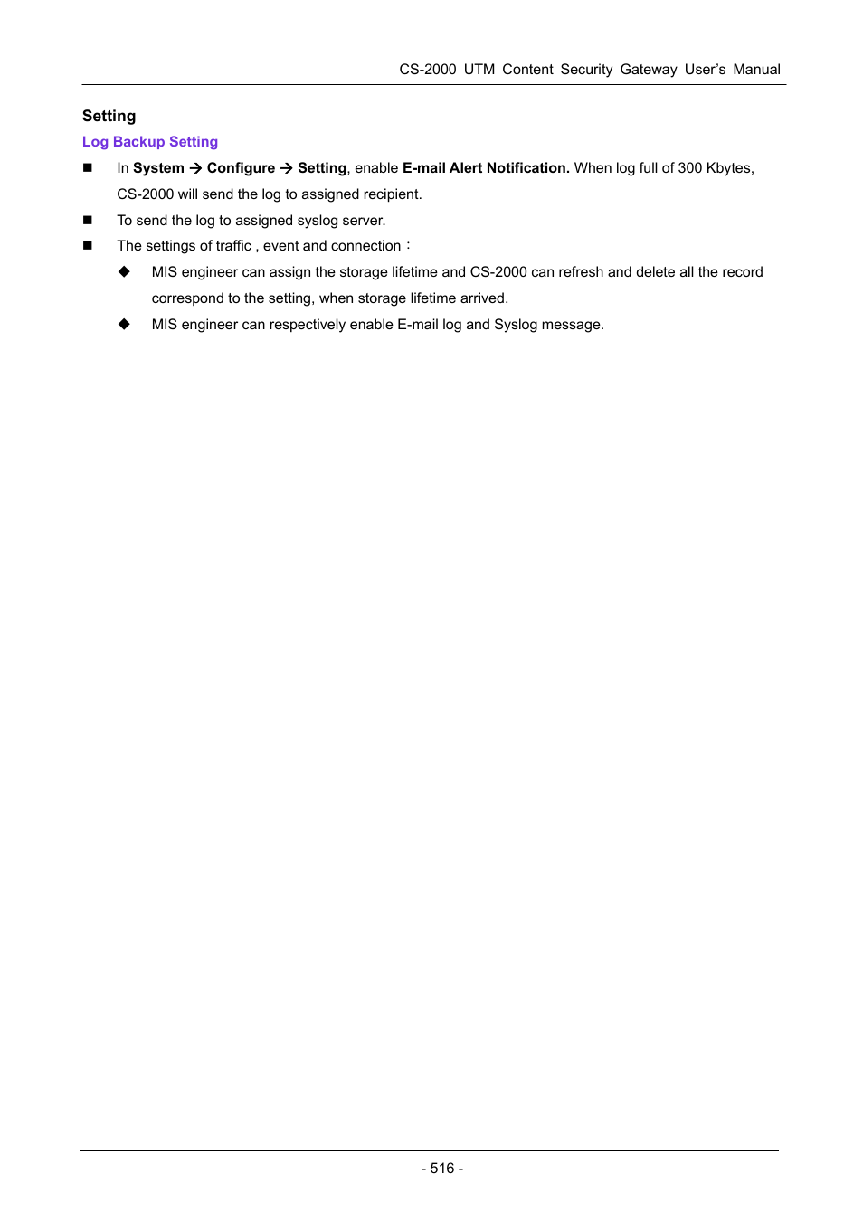 PLANET CS-2000 User Manual | Page 522 / 573