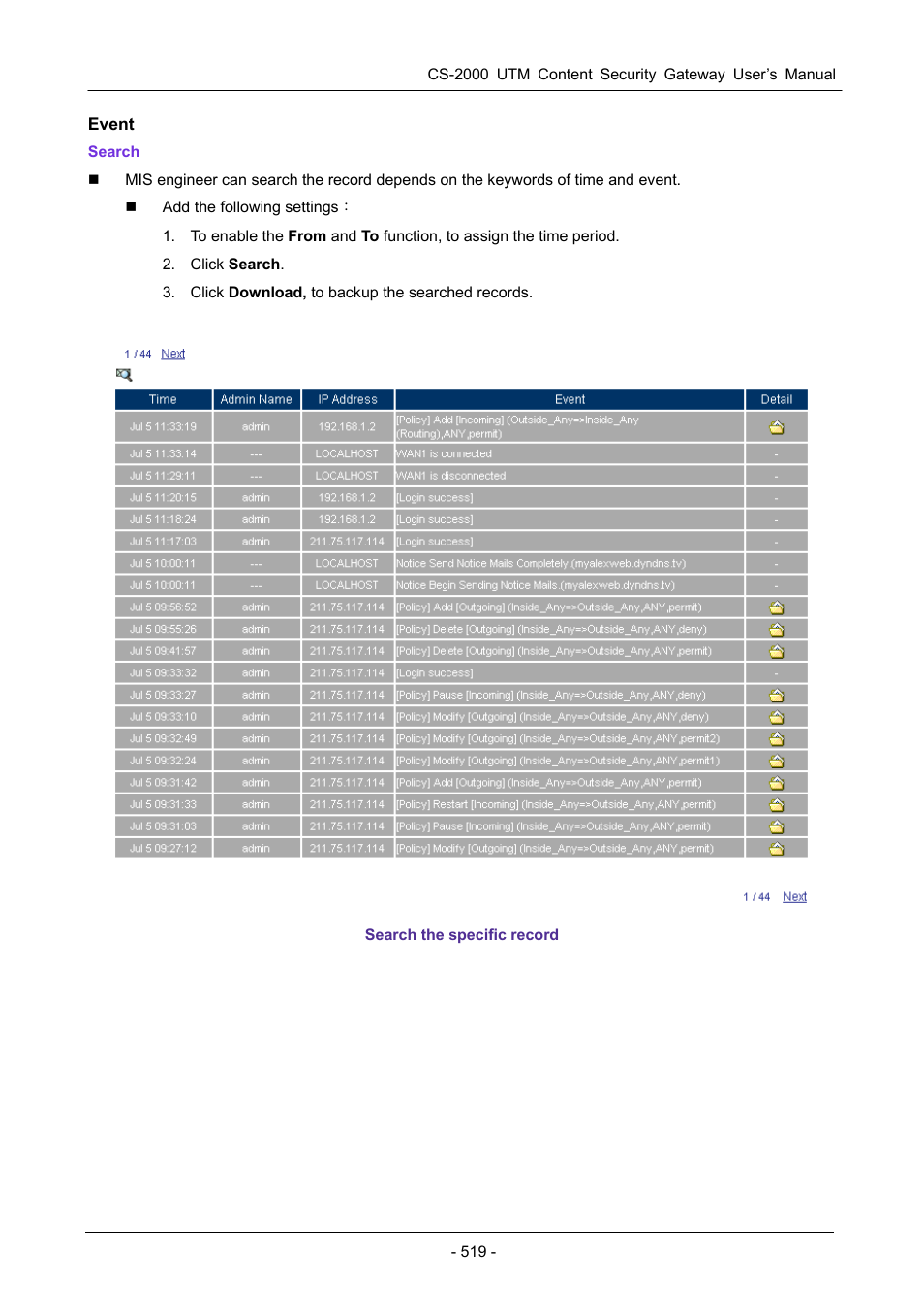 PLANET CS-2000 User Manual | Page 525 / 573