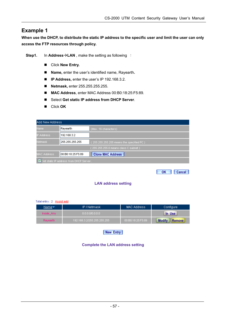 Example 1 | PLANET CS-2000 User Manual | Page 63 / 573
