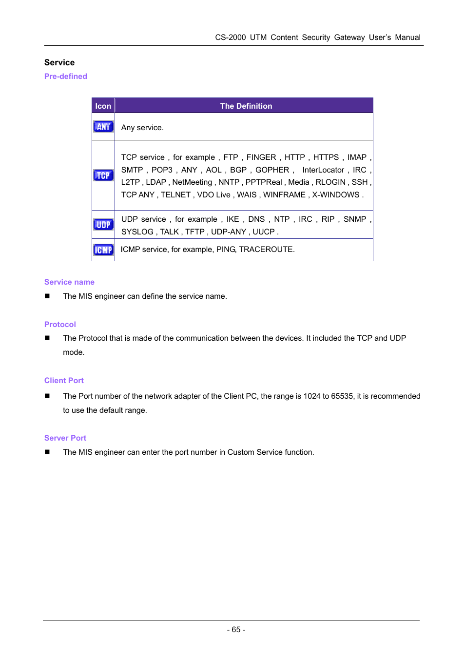 PLANET CS-2000 User Manual | Page 71 / 573