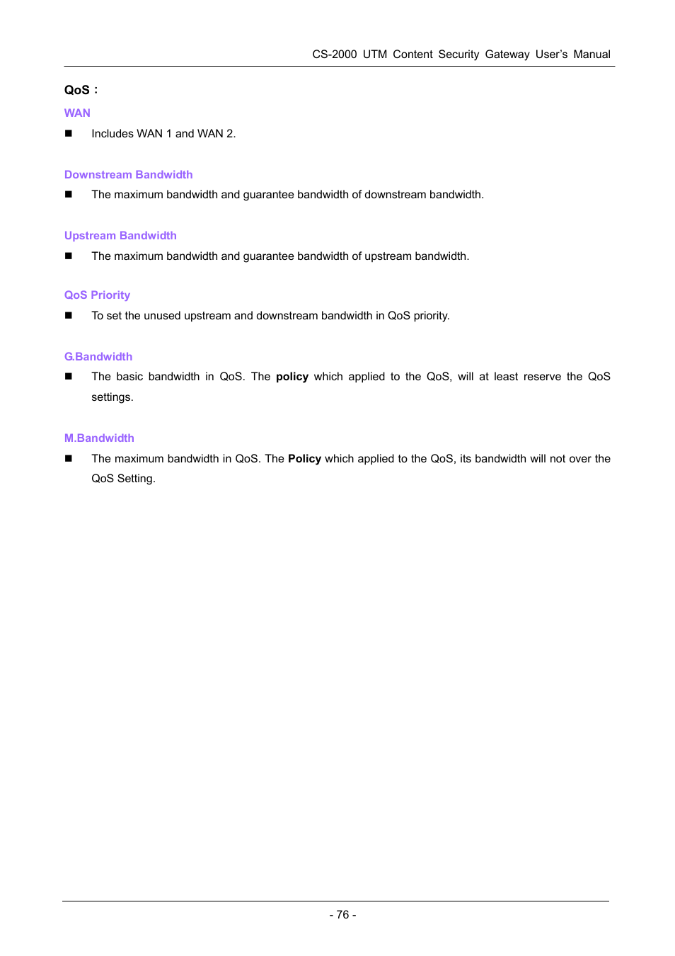 PLANET CS-2000 User Manual | Page 82 / 573