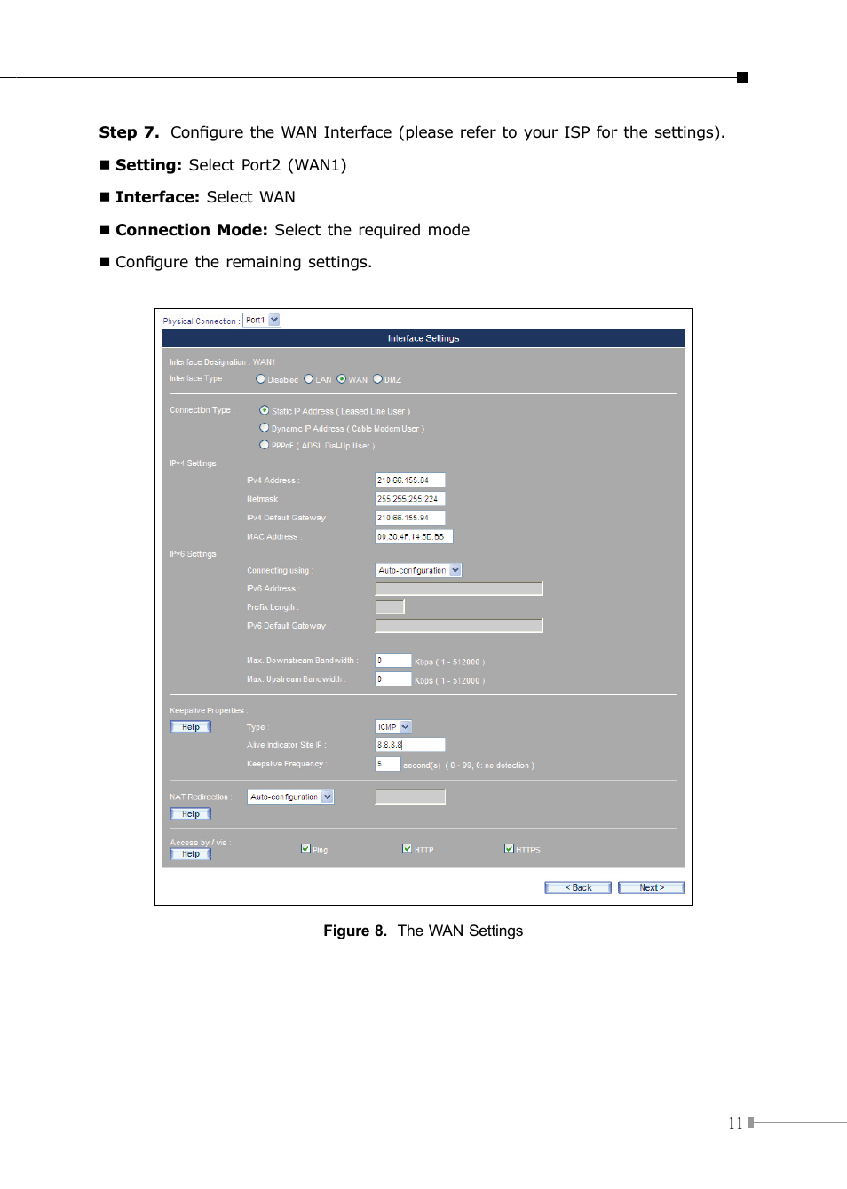 PLANET CS-2001 User Manual | Page 11 / 16