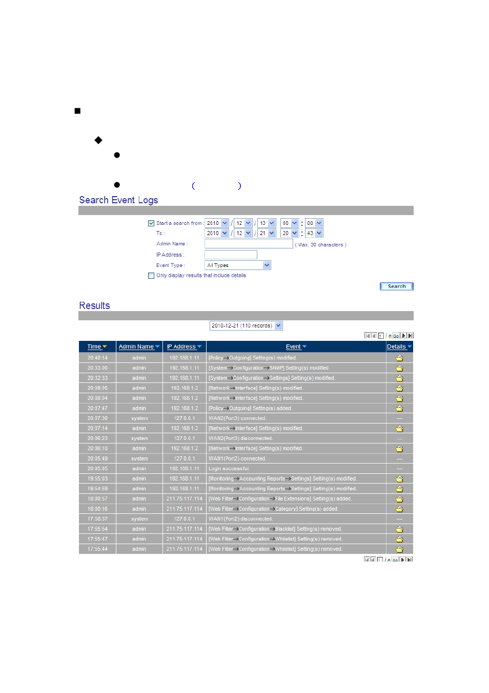 Terms in events | PLANET CS-2001 User Manual | Page 775 / 848
