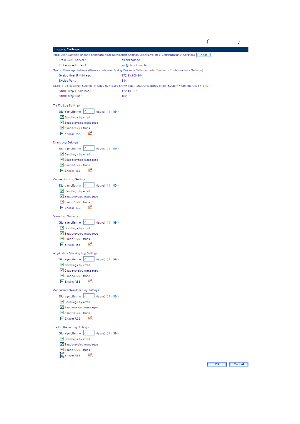 PLANET CS-2001 User Manual | Page 800 / 848