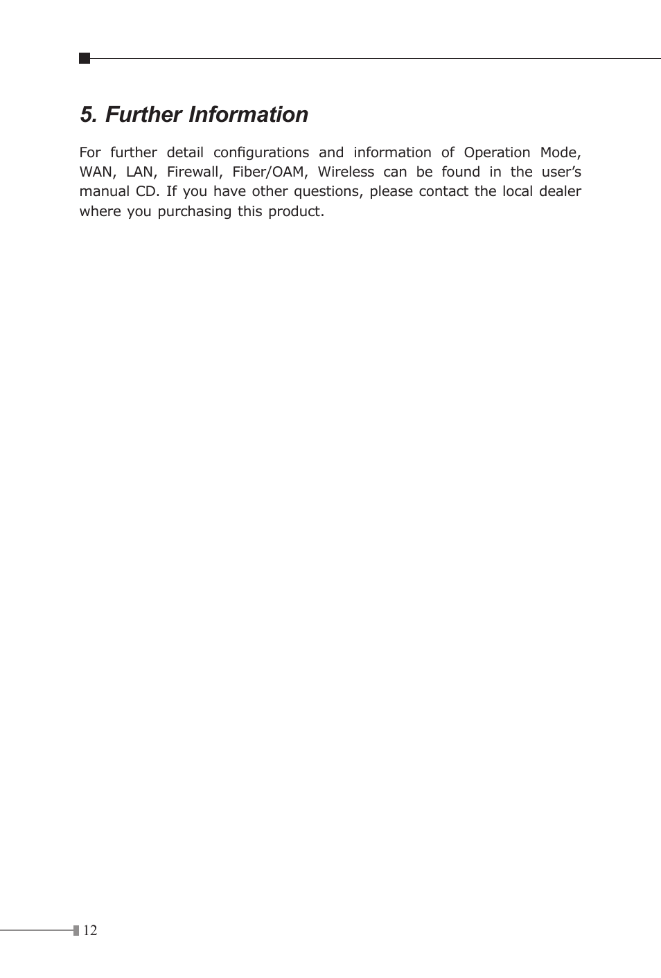 Further information | PLANET FRT-401 User Manual | Page 12 / 12