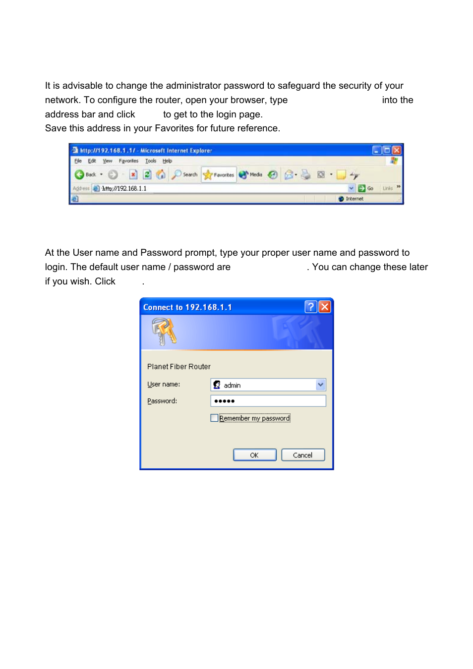 4 configuring with web browser | PLANET FRT-401 User Manual | Page 21 / 76