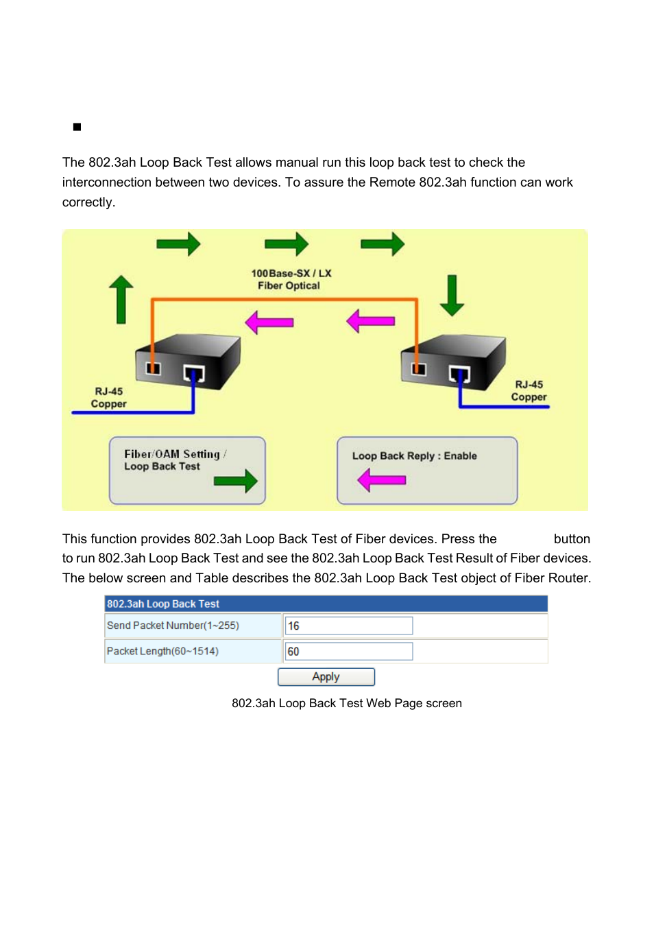 4 loop back test | PLANET FRT-401 User Manual | Page 56 / 76