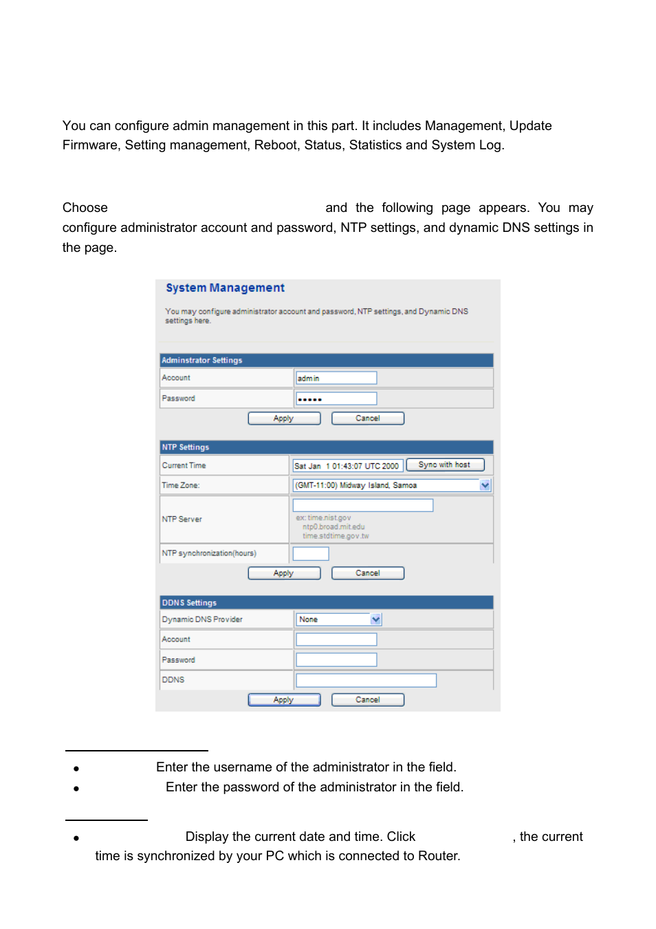 6 administration, 1 management | PLANET FRT-401 User Manual | Page 59 / 76