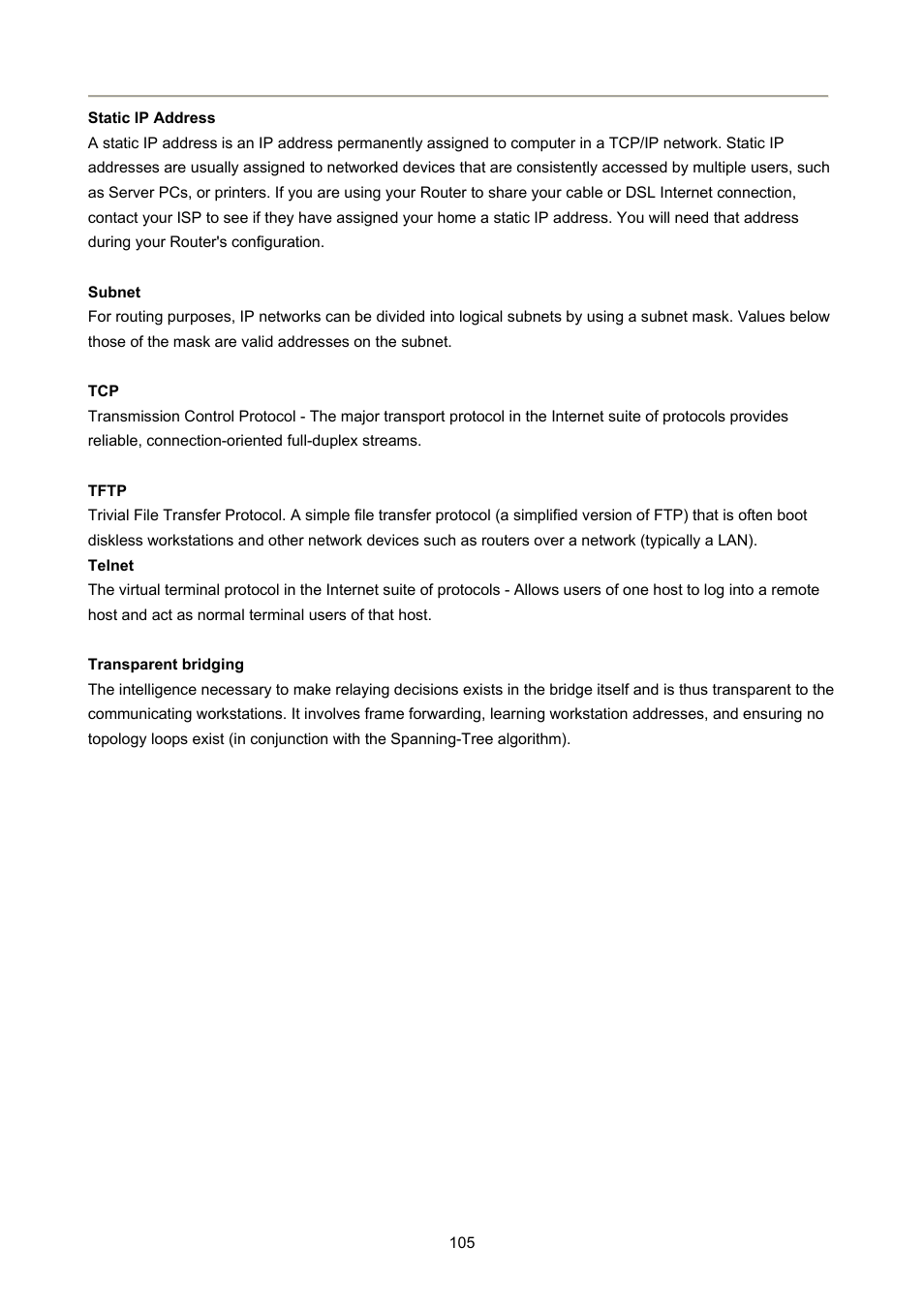 PLANET FRT-405N User Manual | Page 105 / 108