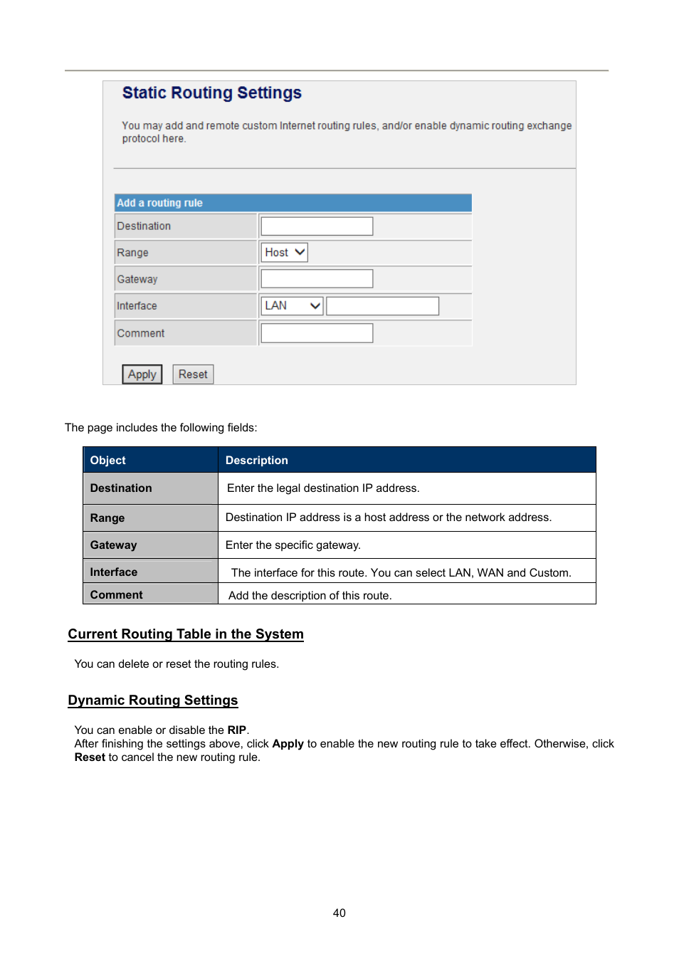 PLANET FRT-405N User Manual | Page 40 / 108