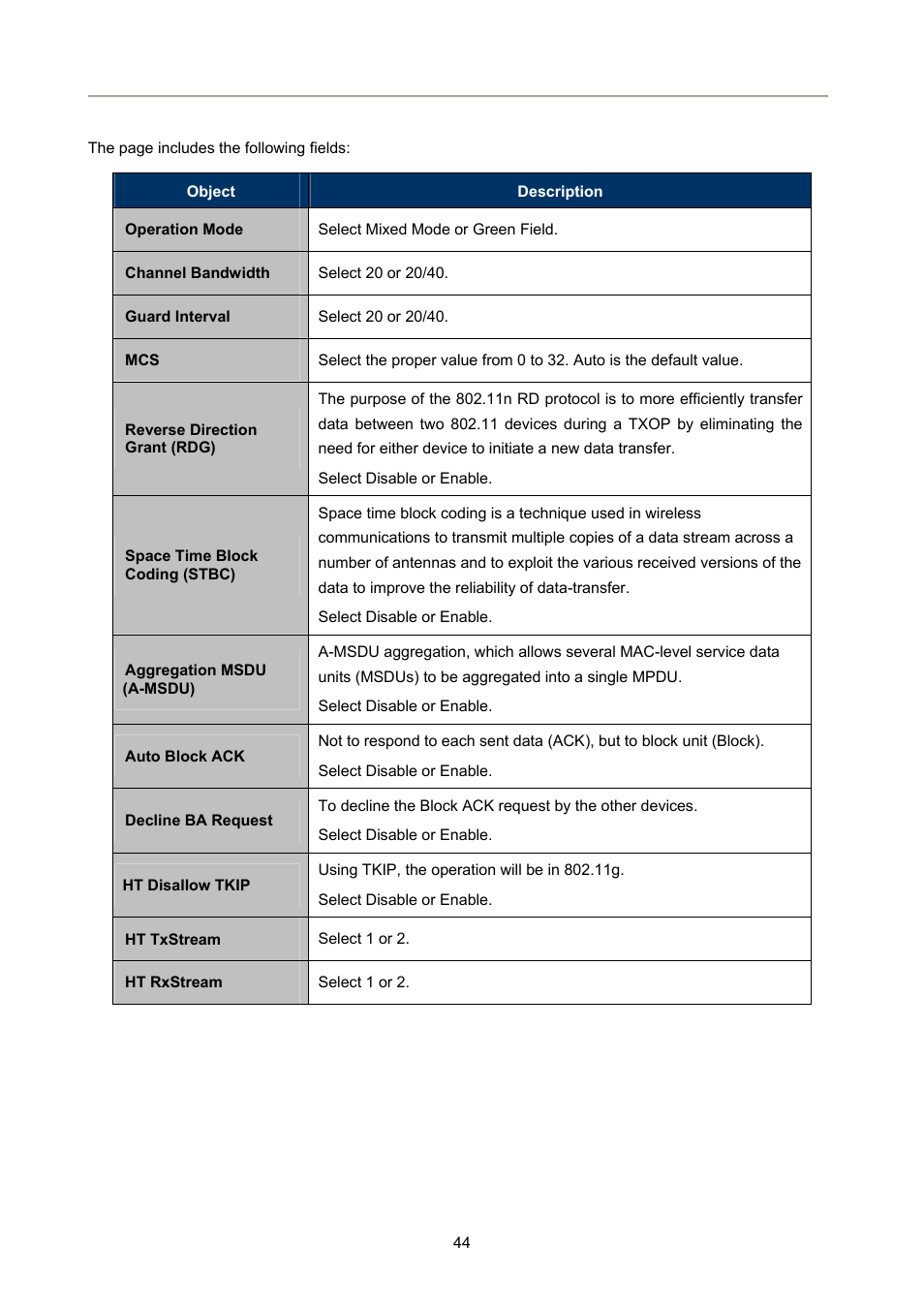 PLANET FRT-405N User Manual | Page 44 / 108