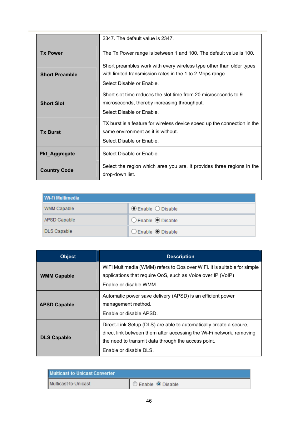 PLANET FRT-405N User Manual | Page 46 / 108