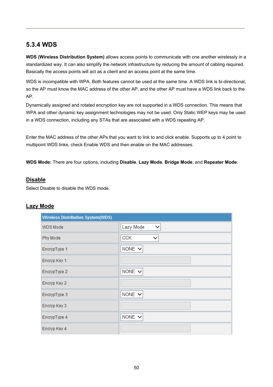 4 wds | PLANET FRT-405N User Manual | Page 50 / 108