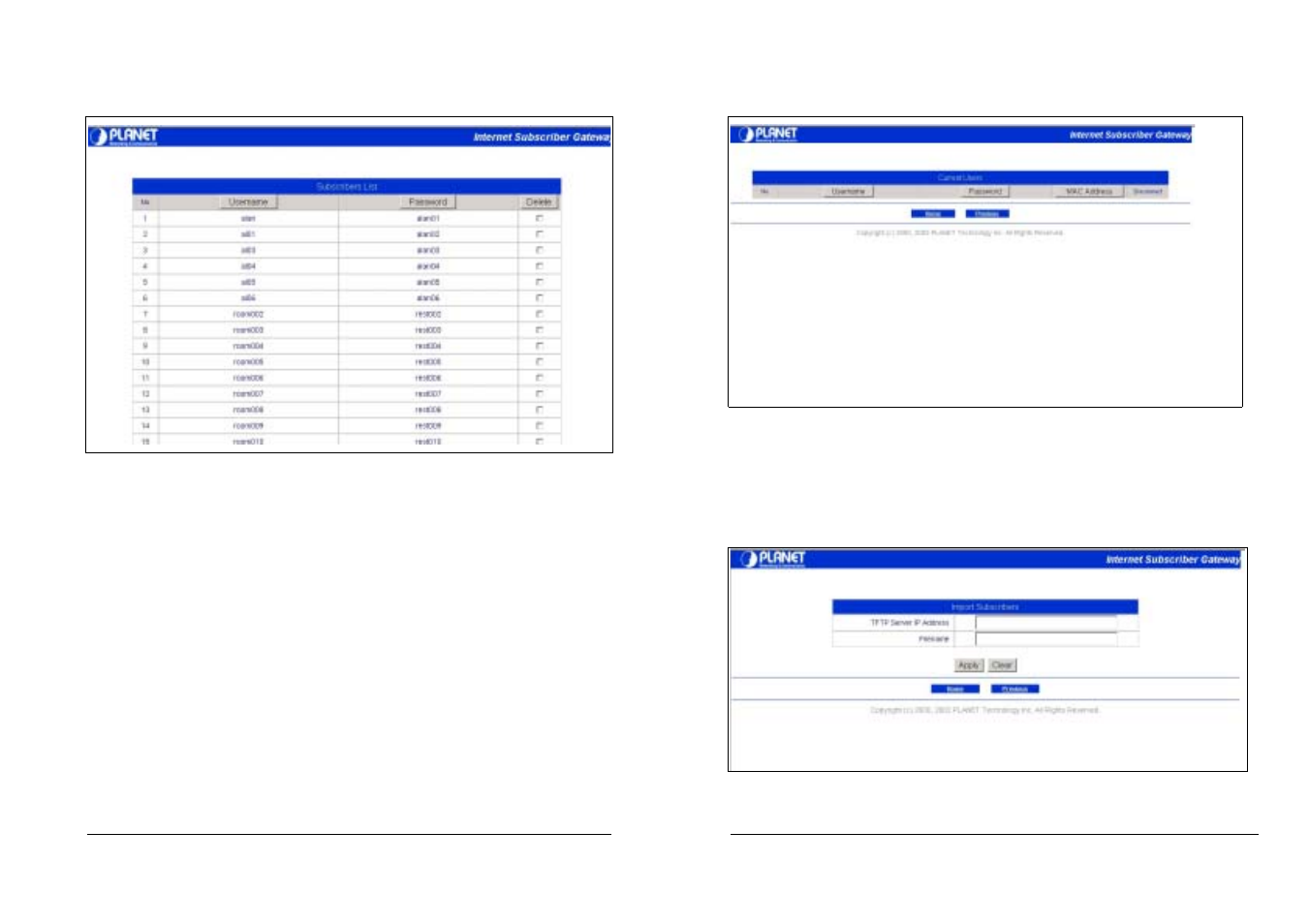 PLANET ISG-101 User Manual | Page 18 / 29