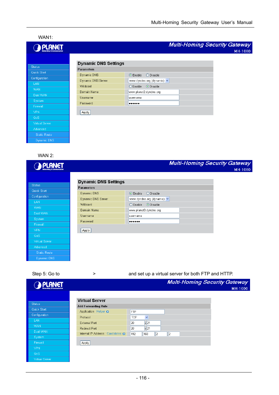 PLANET MH-1000 User Manual | Page 120 / 141