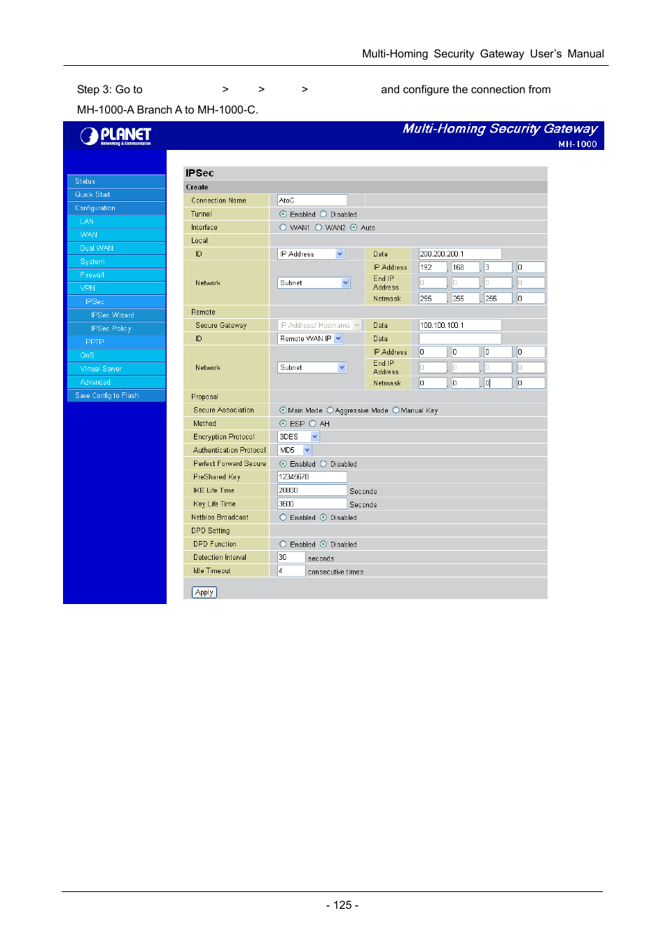 PLANET MH-1000 User Manual | Page 129 / 141