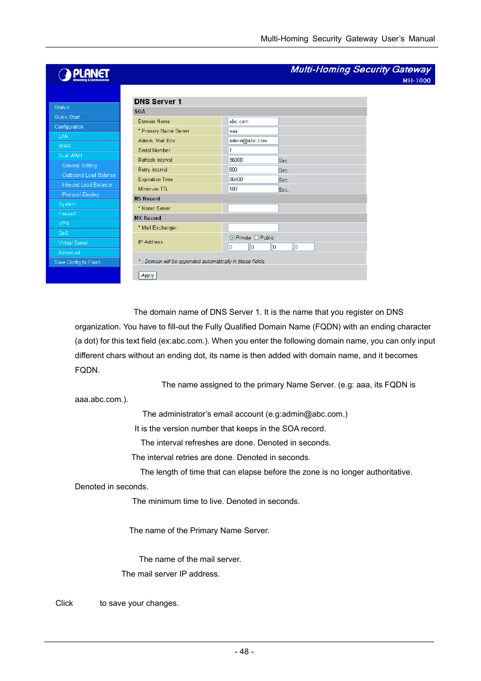 PLANET MH-1000 User Manual | Page 52 / 141