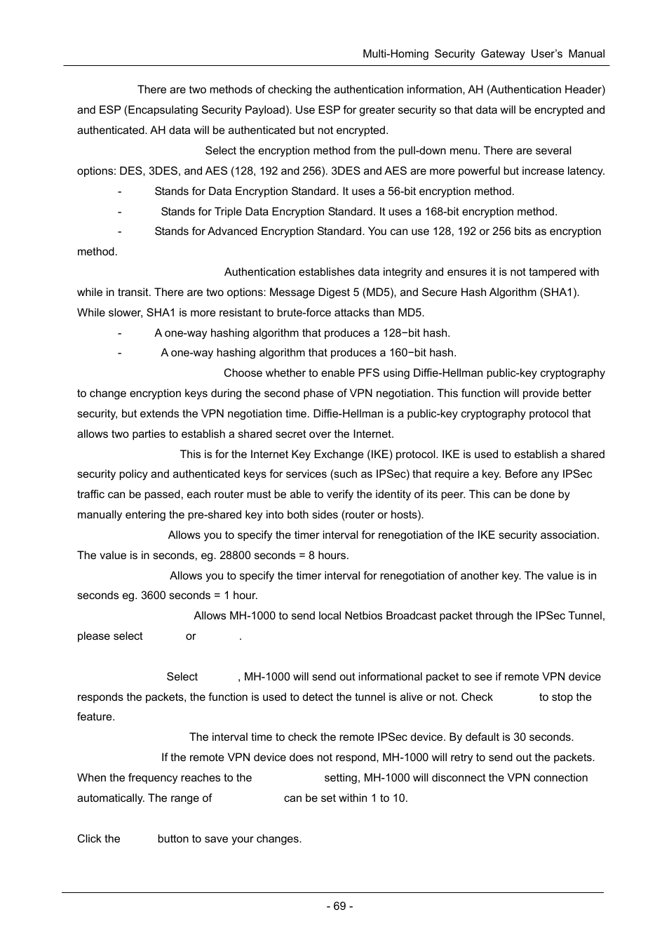 PLANET MH-1000 User Manual | Page 73 / 141