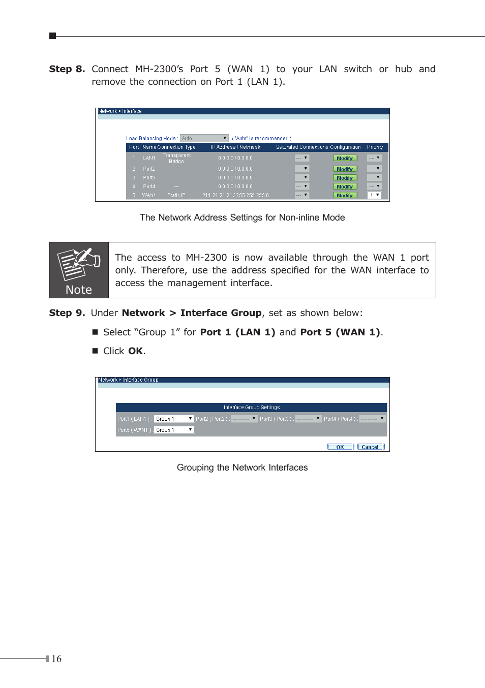 PLANET MH-2300 User Manual | Page 16 / 20