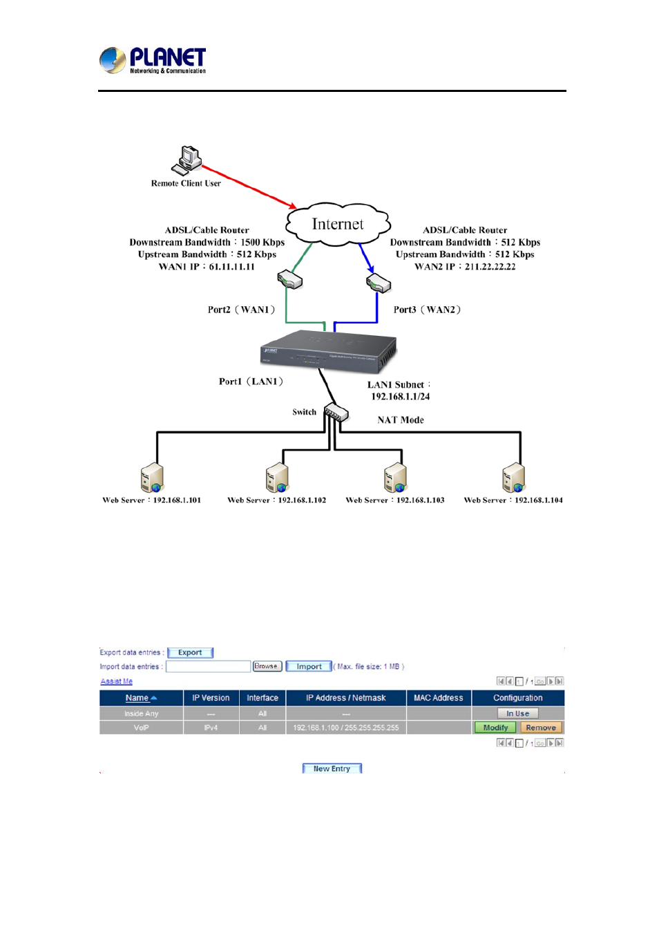 PLANET MH-2300 User Manual | Page 160 / 383