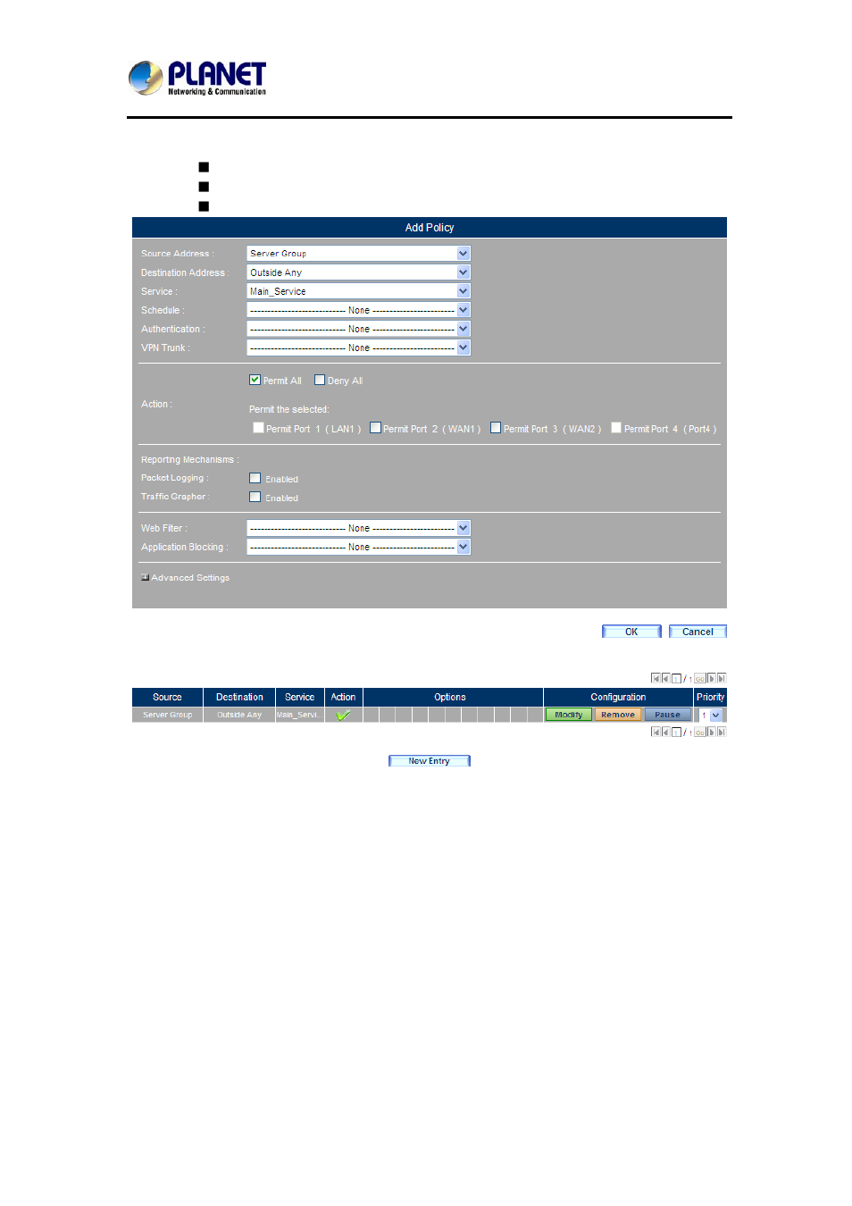 PLANET MH-2300 User Manual | Page 168 / 383