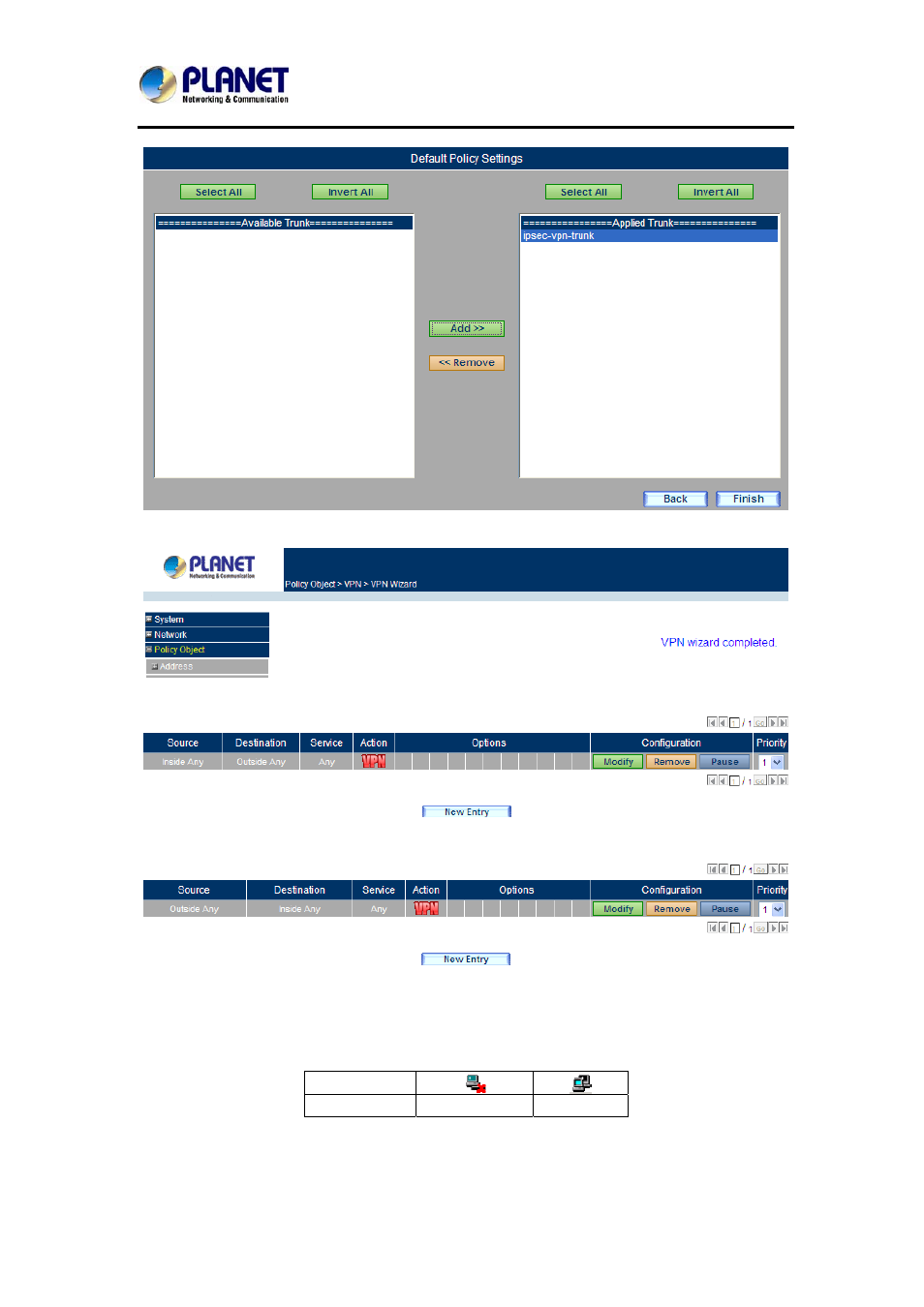 Terms in ipsec autokey | PLANET MH-2300 User Manual | Page 174 / 383