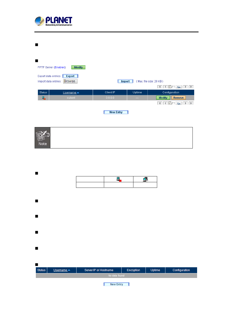 Terms in pptp client | PLANET MH-2300 User Manual | Page 176 / 383