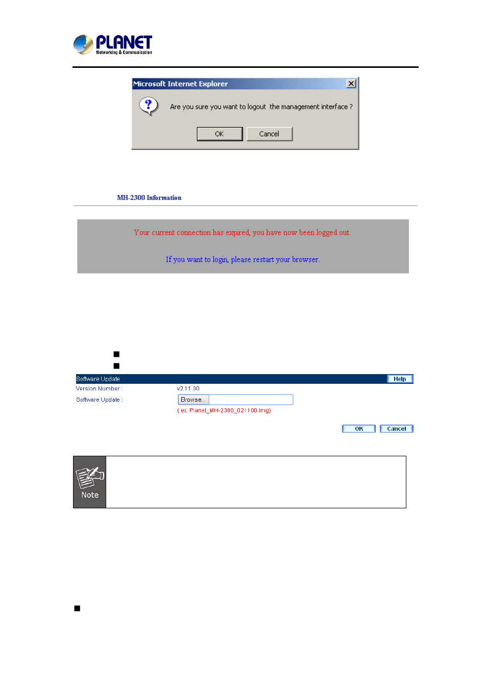 4 software update, 2 configuration, Terms in settings | PLANET MH-2300 User Manual | Page 18 / 383