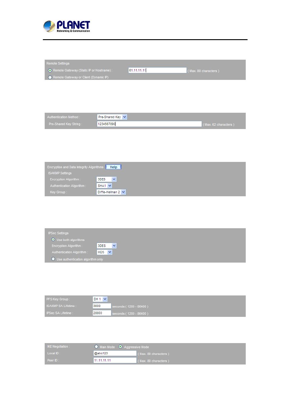 PLANET MH-2300 User Manual | Page 238 / 383