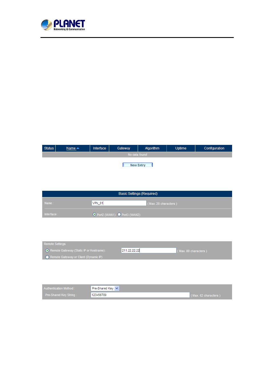PLANET MH-2300 User Manual | Page 243 / 383