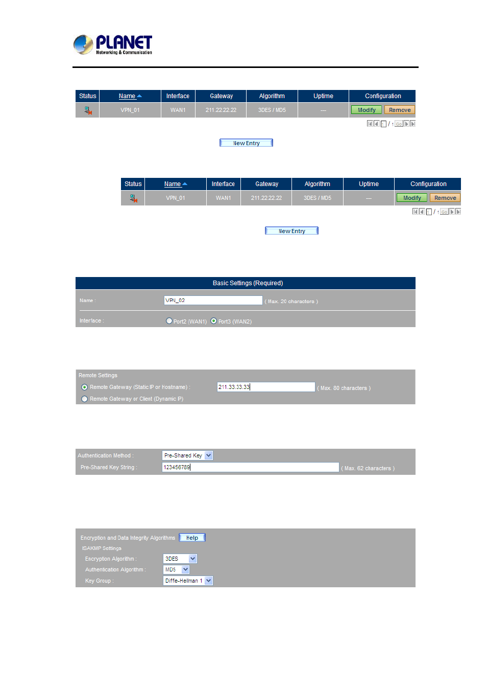 PLANET MH-2300 User Manual | Page 245 / 383