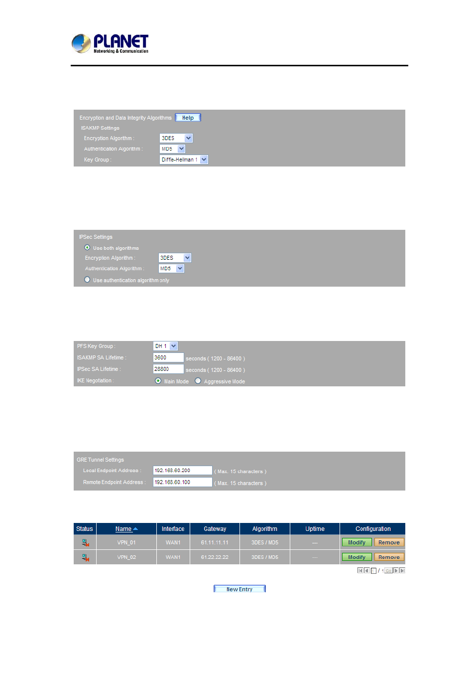 PLANET MH-2300 User Manual | Page 252 / 383