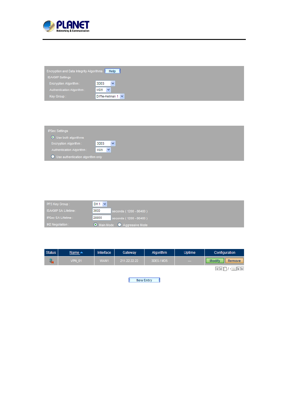 PLANET MH-2300 User Manual | Page 258 / 383