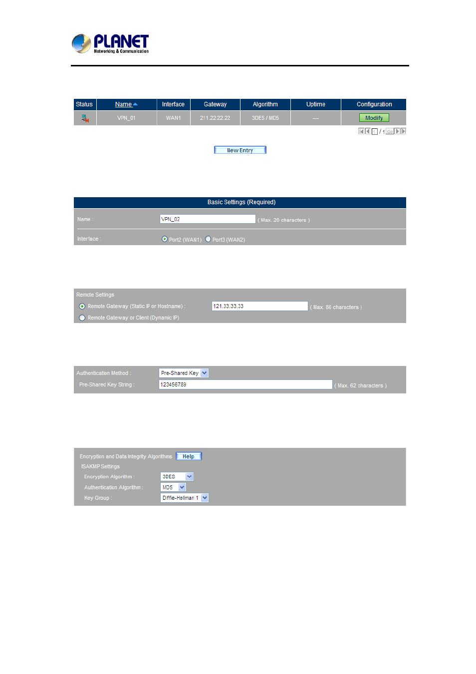 PLANET MH-2300 User Manual | Page 260 / 383