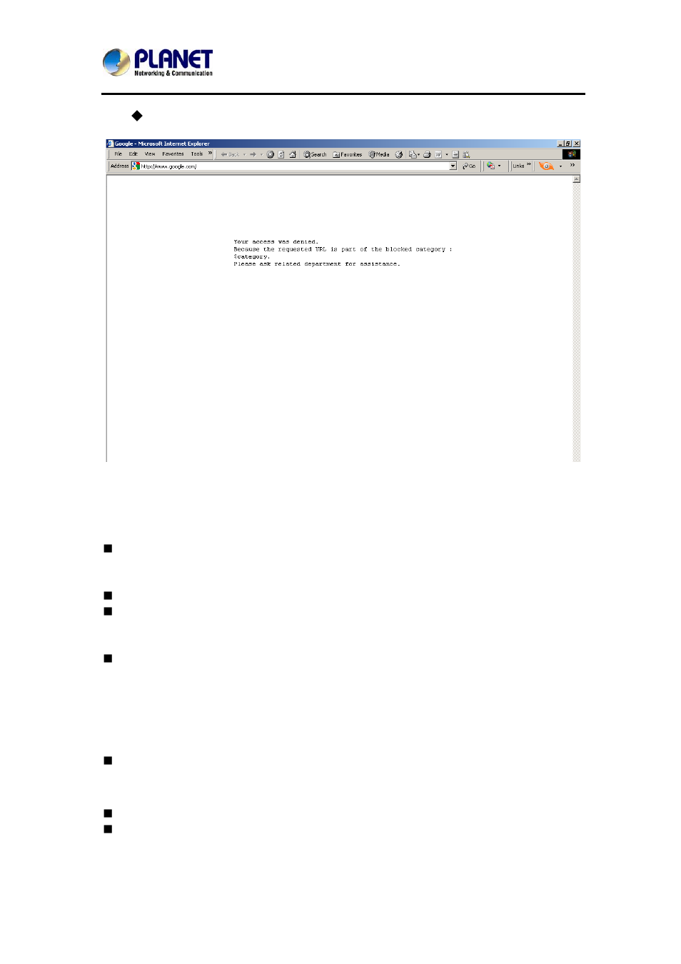 Terms in whitelist, Terms in blacklist | PLANET MH-2300 User Manual | Page 307 / 383