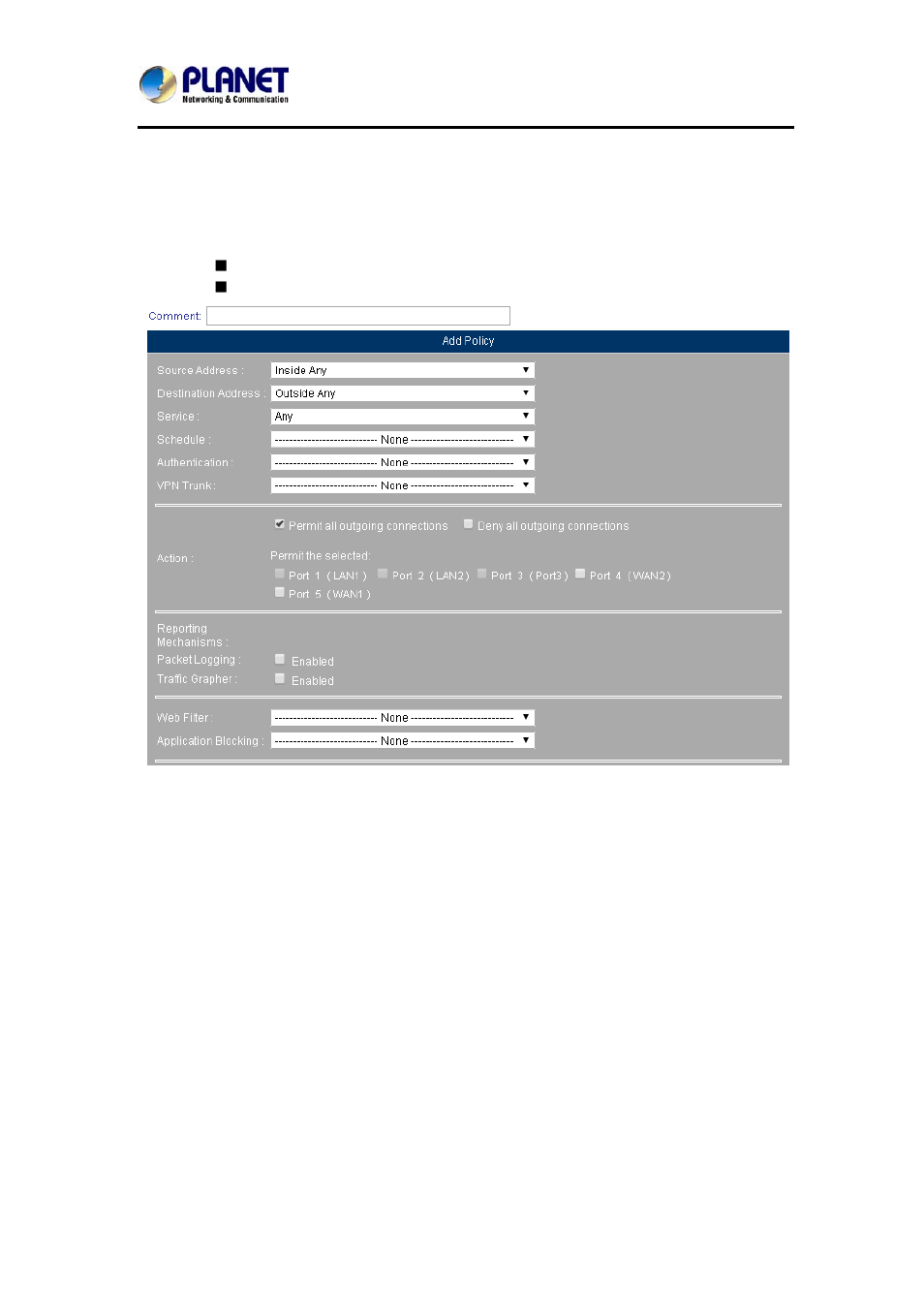 5 concurrent sessions | PLANET MH-2300 User Manual | Page 360 / 383