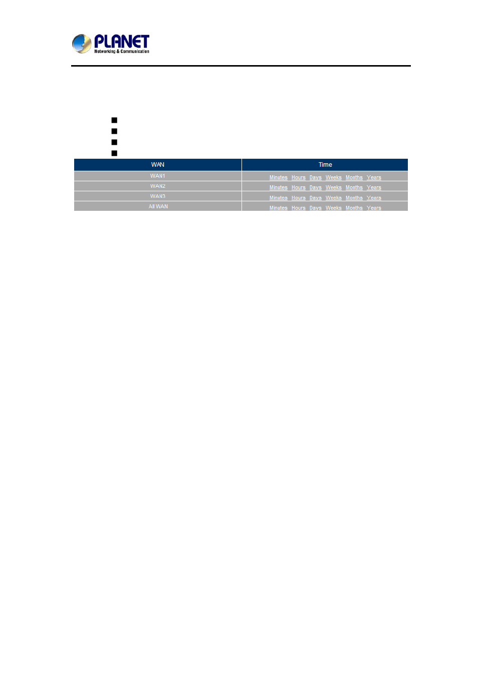 1 wan traffic | PLANET MH-2300 User Manual | Page 367 / 383