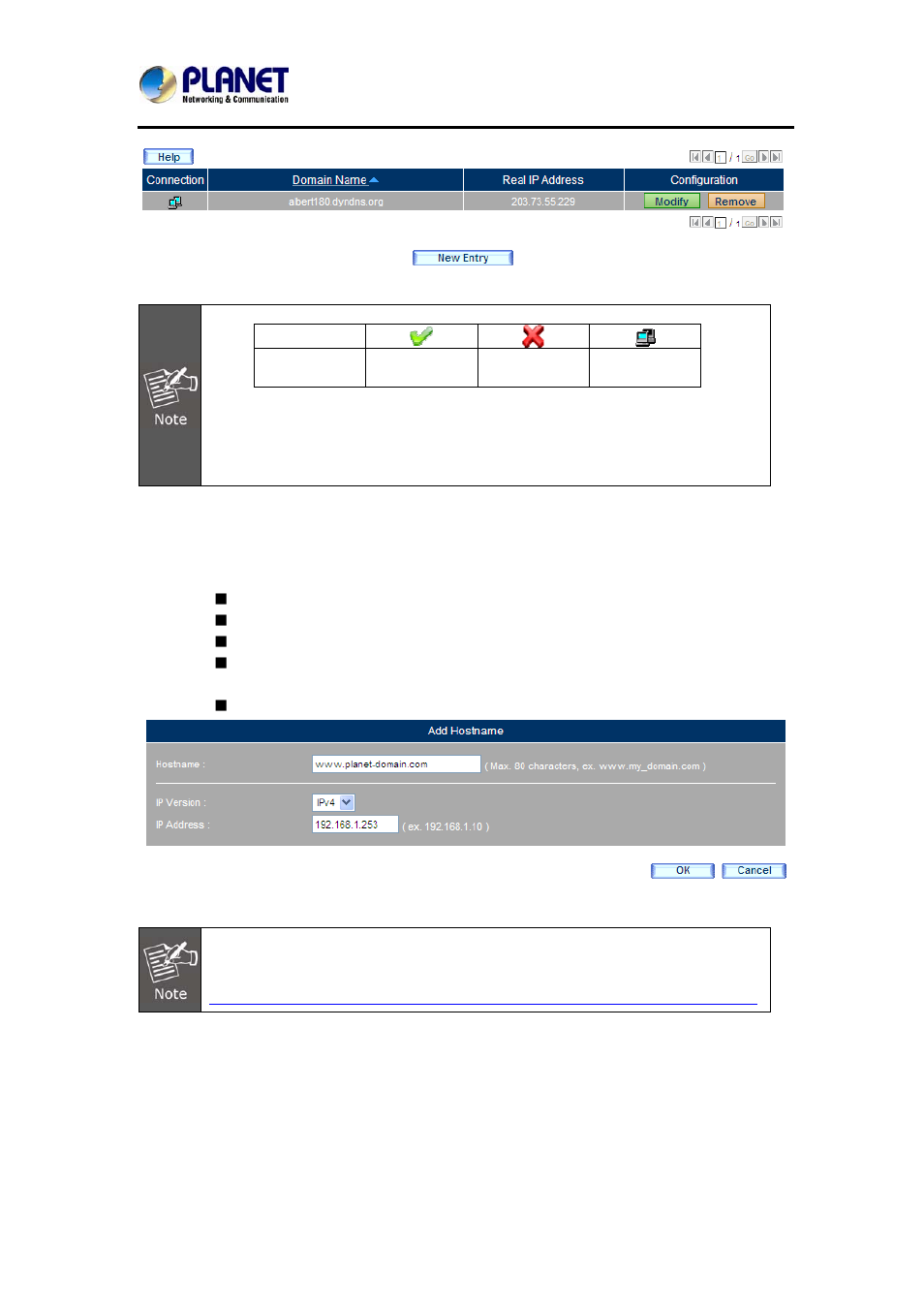 7 host table | PLANET MH-2300 User Manual | Page 37 / 383