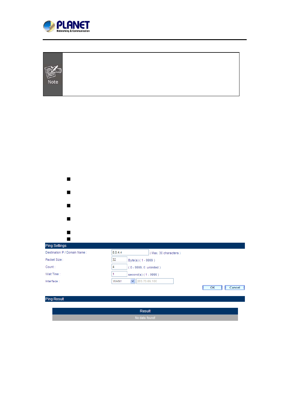 3 diagnostic tools, 1 ping | PLANET MH-2300 User Manual | Page 371 / 383